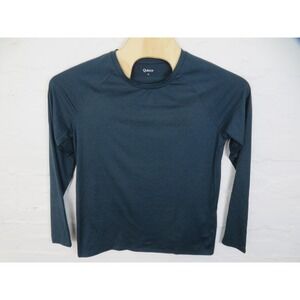 Quince Shirt Mens Medium Blue Flowknit Breeze Long Sleeve Performance Athletic